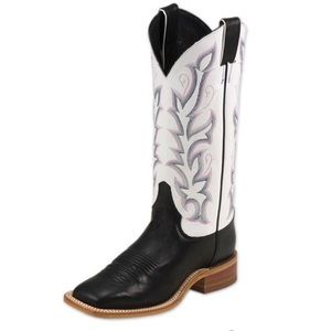 Justin Albany Black Bent Rail Women’s boot